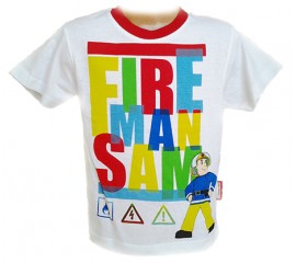 Marškinėliai "Fireman Sam" nuo 88cm iki 114cm (Prancūzija) 